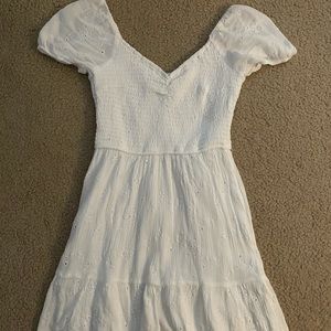 Hollister white dress